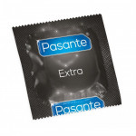 Презервативи потовщені Pasante Extra Condoms з додатковим лубрикантом, 52 мм (ціна за 6 шт.)