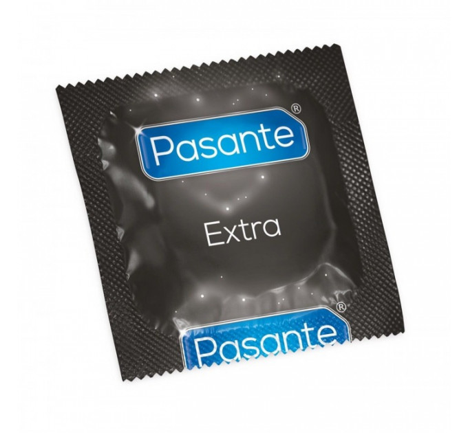 Презервативи потовщені Pasante Extra Condoms з додатковим лубрикантом, 52 мм (ціна за 6 шт.)