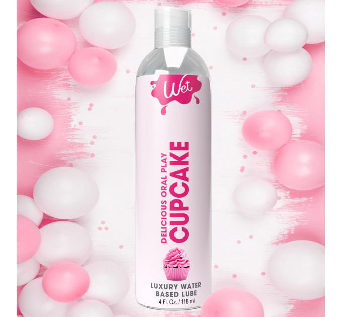 Съедобный лубрикант со вкусом капкейка Wet Oral Play Cupcake, 118 мл