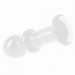 Стеклянная Анальная пробка 4,5" Glass Romance Clear