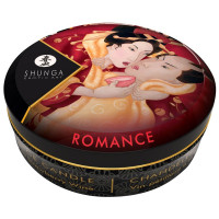 Свічка для масажу Shunga Romance Strawberry Sparkling Wine з ароматом полуничного шампанського, 30 мл