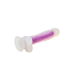 Светящийся фаллоимитатор Dream Toys RADIANT SOFT SILICONE GLOW IN THE DARK DILDO MEDIUM PURPLE