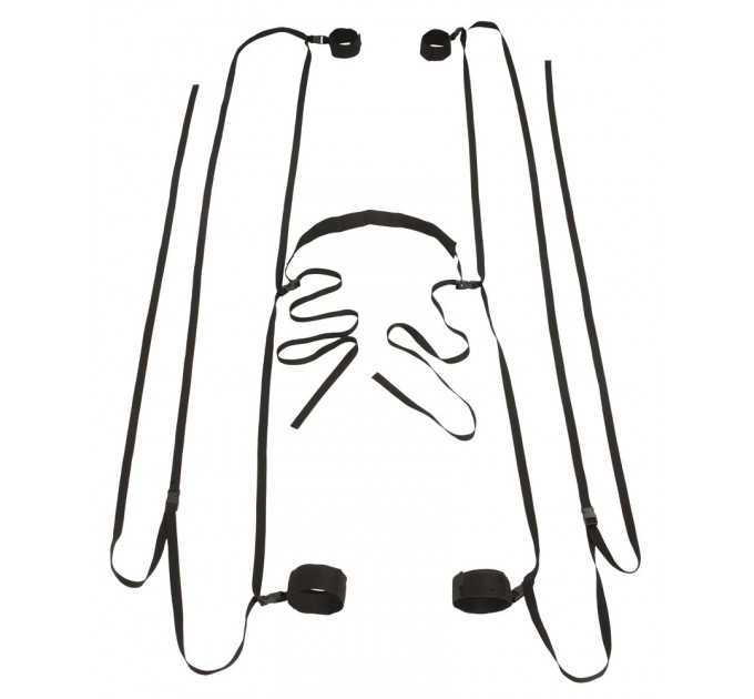 Система фиксации на кровать или дверь Bad Kitty Door&Bed Restraints, черный