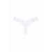 Трусики белые Obsessive eavenlly crotchless thong XS/S