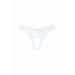 Трусики белые Obsessive eavenlly crotchless thong XS/S