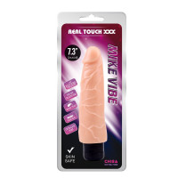 Вібратор реалістичний їхньої кібершкіри Chisa Real Touch XXX Mike Vibe, бежевий