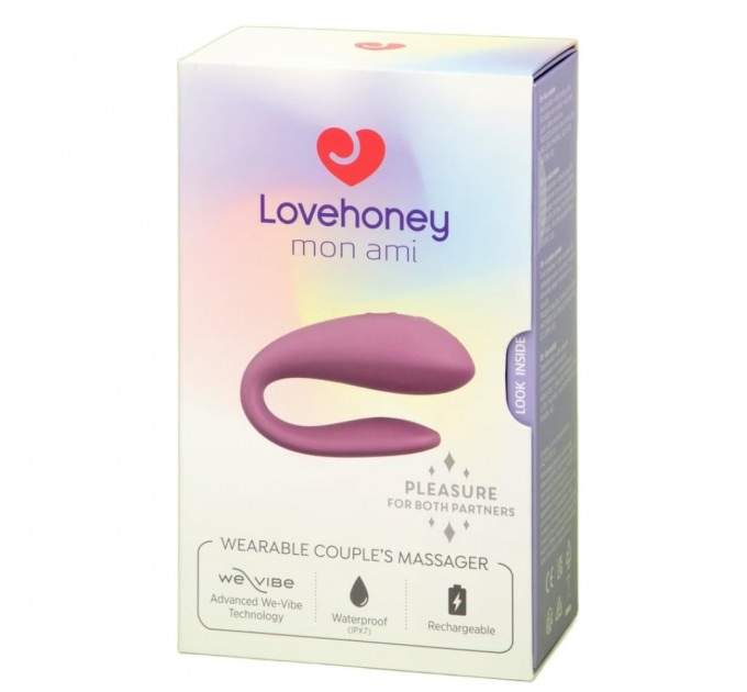 Вибратор для пар Lovehoney Mon Ami, фиолетовый