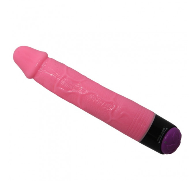 Вибратор реалистичный мультискоростной Jelly Vibe, розовый, 23.3 см х 3.3 см