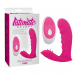 Вибратор с клиторальной стимуляцией Chisa Intimate Melody Strapless Strap-on, розовый