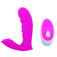 Вібратор із кліторальною стимуляцією Chisa Intimate Melody Strapless Strap-on, рожевий