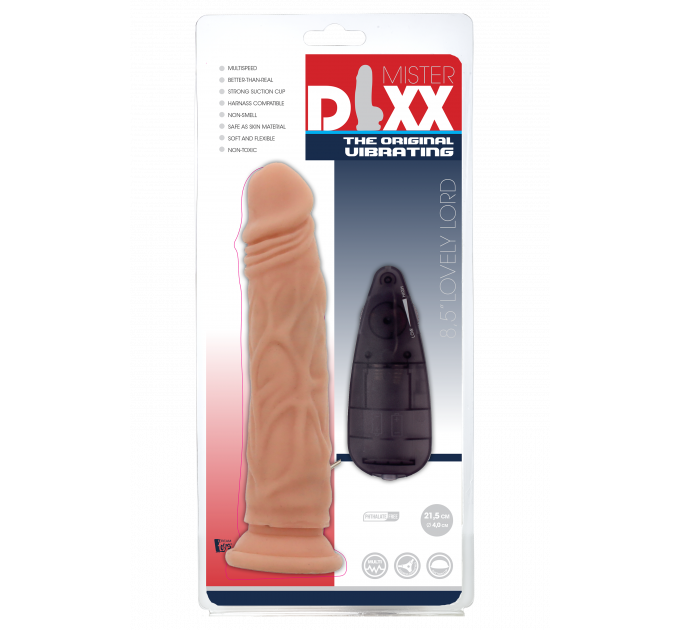Вибратор с пультом управление MR.DIXX LOVELY LORD 8,5' VIBRATING DILDO