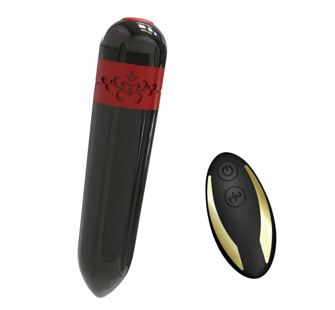 Вибропуля с пультом Rocket black (with remote)