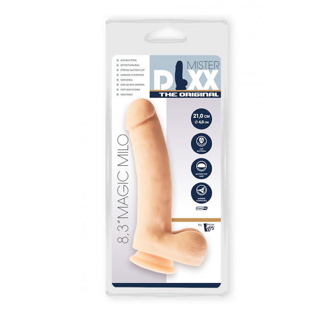 Гибкий фаллоимитатор DREAM TOYS MR. DIXX MAGIC MILO 8.3INCH DILDO