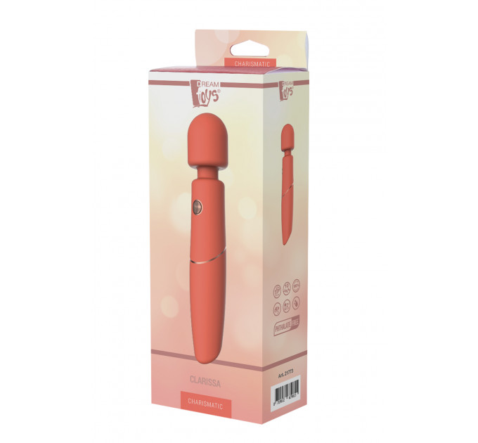 Микрофон-массажер для тела и эрогенных зон, Dream toys Charismatic Clarissa, оранжевый