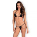 Комплект Obsessive Redella 2-pcs set black S/M