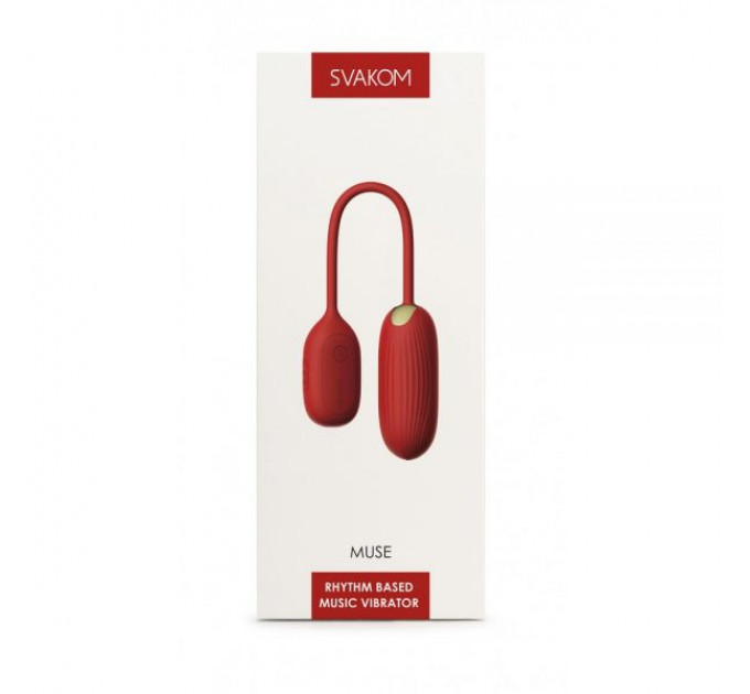 Виброяйцо музыкальное SVAKOM Muse Red