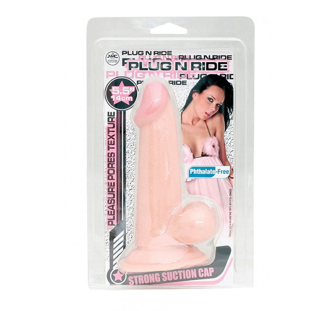 Фаллоимитатор плаг Plug 'n Ride: 5.5" Flesh Dong
