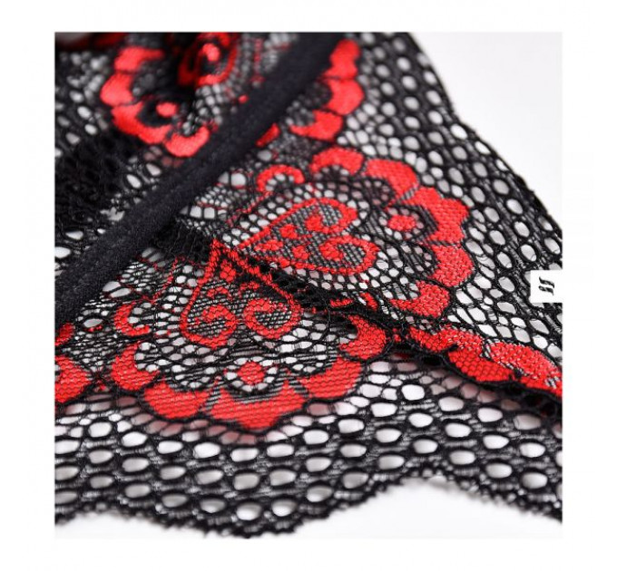 Боди Obsessive Megies teddy black S/M