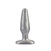 Анальная пробка Chisa Dark Muscle Stag Kaufman серебро 13.7 cм*4 cм