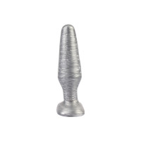Анальная пробка Chisa Dark Muscle Stag Kaufman серебро 13.7 cм*4 cм