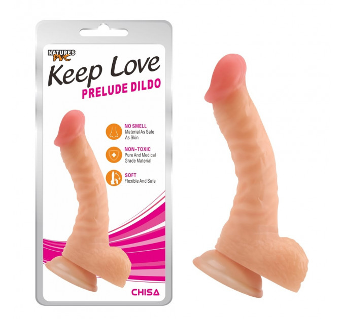 Фаллоимитатор реалистичный Chisa Keep Love на присоске, телесный