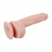 Фаллоимитатор реалистичный с мошонкой Chisa T-skin ReaL Carnal Pleasure на присоске, телесный