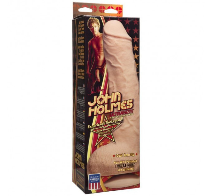 Фаллоимитатор гигант Doc Johnson John Holmes, 25х6, 5 см