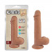 Фаллоимитатор реалистичный с мошонкой на присоске Chisa T-skin ReaL Wild Penetrator, бежевый