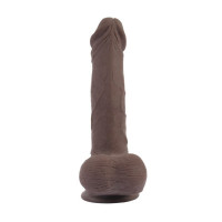 Фаллоимитатор с присоской Chisa T-skin ReaL Wild Penetrator, коричневый, 21.5 см