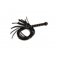 Флогер DS Fetish Bling flogger with glass diampnd black