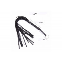 Флогер DS Fetish Bling flogger with glass diampnd black