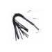 Флоггер DS Fetish Bling flogger with glass diampnd black