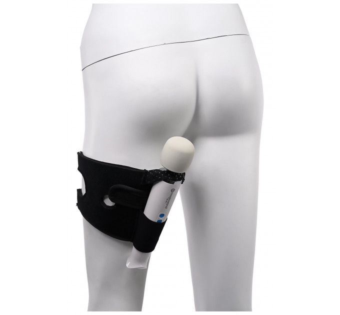 Фіксатор на ногу для іграшок Sportsheets Pivot Forced O Strap чорний