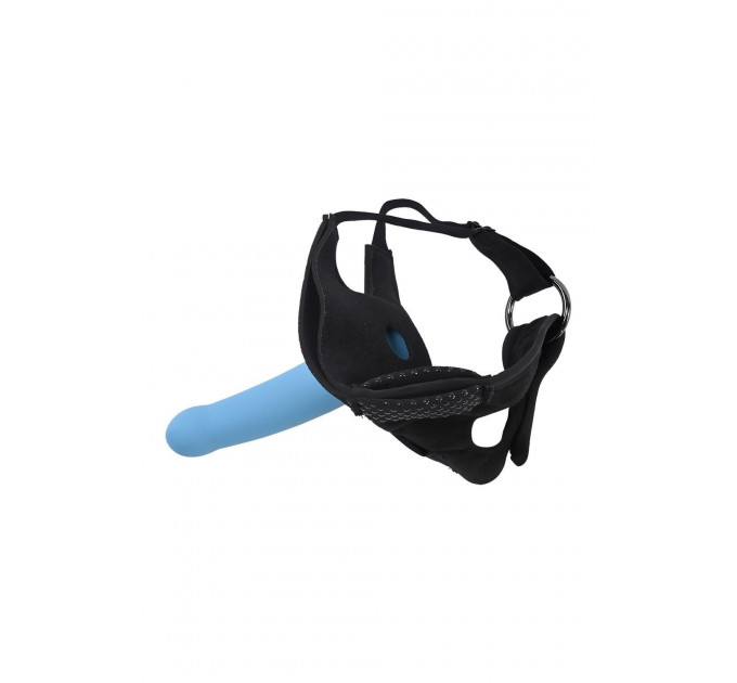 Фіксатор на ногу для іграшок Sportsheets Pivot Forced O Strap чорний