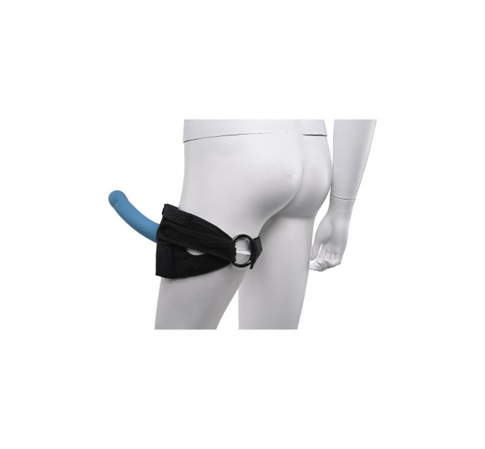 Фіксатор на ногу для іграшок Sportsheets Pivot Forced O Strap чорний