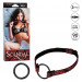 Кляп-кольцо Scandal от California Exotic Novelties красно-черный
