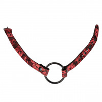 Кляп-кольцо Scandal от California Exotic Novelties красно-черный
