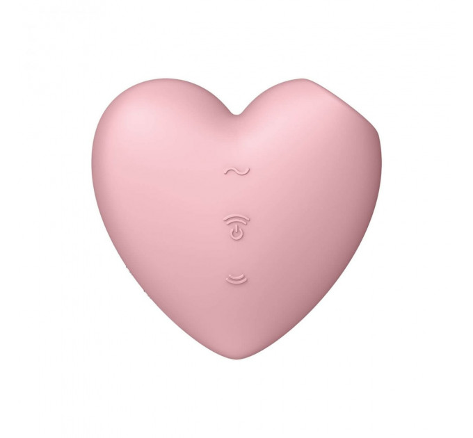 Клиторальный вибратор Сердце Heart - Luftimpuls,розовый