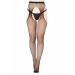 Колготки сетка с имитацией чулок One Size Daring Intimates, черные