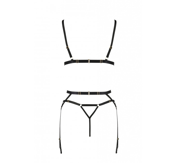 Комплект белья, 2 предмета MEGGY SET black S/M - Passion