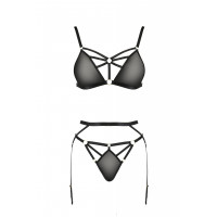 Комплект білизни, 2 предмети MEGGY SET black S/M - Passion