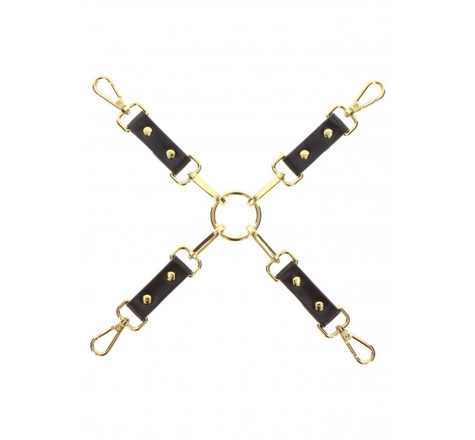 Крестообразный фиксатор для бондажа Taboom Hogtie, черный