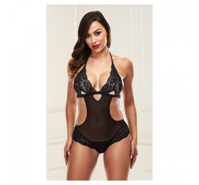 Кружевное боди LACE TEDDY BLACK, S/M