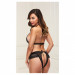 Кружевное боди LACE TEDDY BLACK, S/M