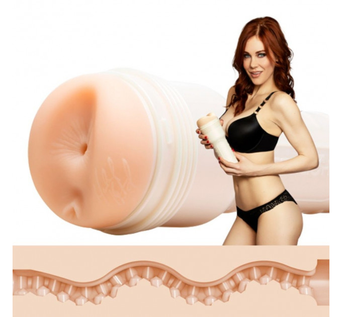Мастурбатор в колбе анус Fleshlight Girls Maitland Ward Tight Chicks Signature Butt (RP), бежевый