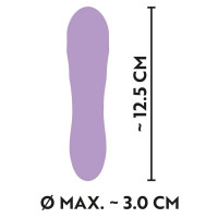Міні-вібратор із рельєфом You2Toys Cuties Gene фіолетовий