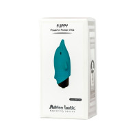 Міні-вібратор у вигляді дельфінчика, блакитний, Adrien Lastic Pocket Vibe Flippy Blue, 7,5 х 2,5 см
