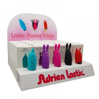 Міні-вібратор у вигляді дельфінчика, блакитний, Adrien Lastic Pocket Vibe Flippy Blue, 7,5 х 2,5 см