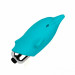 Мини-вибратор в виде дельфинчика, голубой, Adrien Lastic Pocket Vibe Flippy Blue, 7,5 х 2,5 см