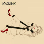 Бандажный набор фиксаторов для тела со съемными наручниками Lockink черный